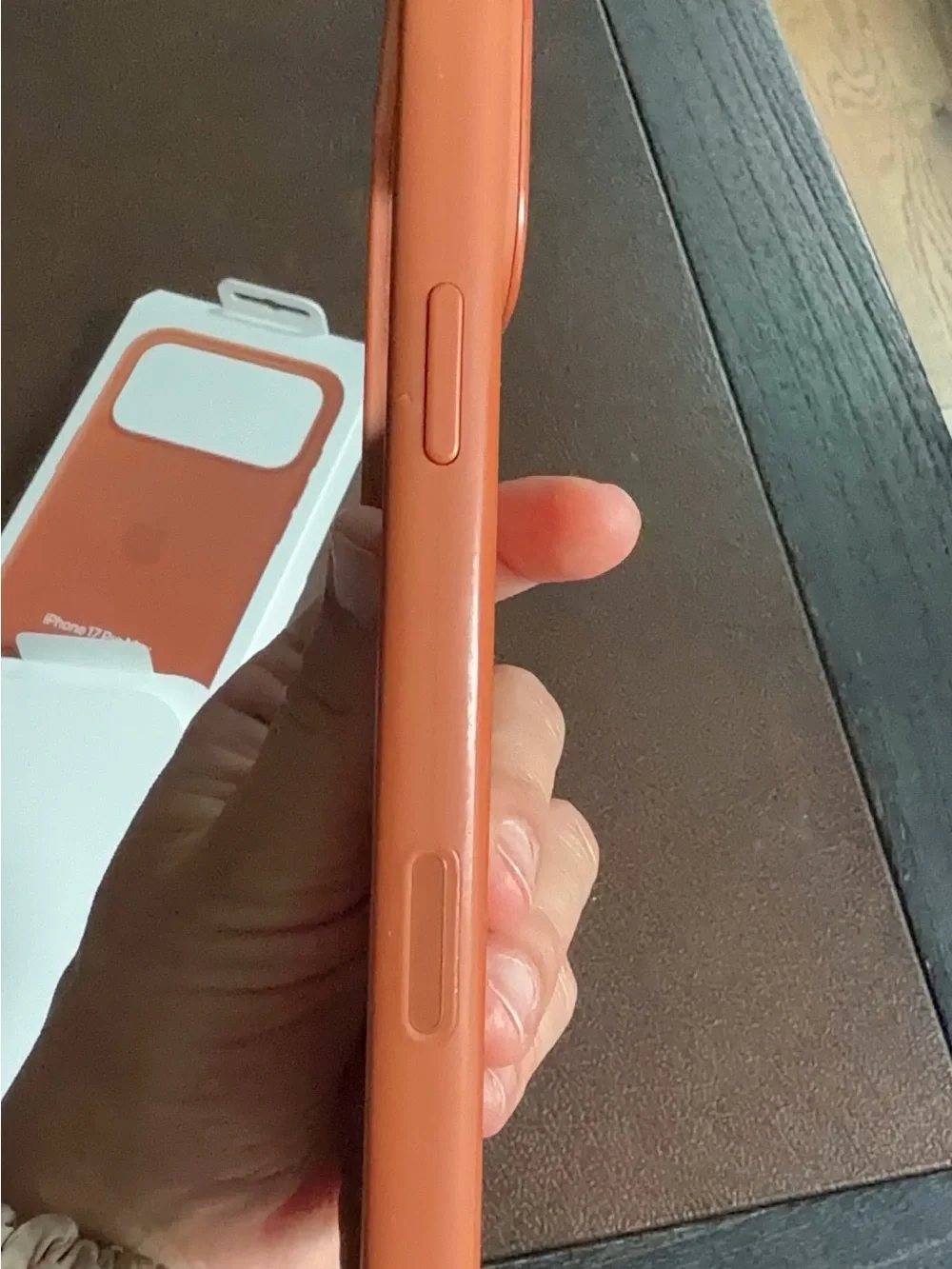 Apple Silicone iPhone 17 Pro Max Case - Orange
